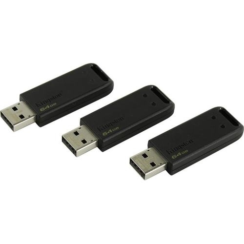 USB Flash Kingston DataTraveler 200 64 Гб (DT20/64GB-3P) USB Flash Kingston DataTraveler 200 64 Гб (DT20/64GB-3P)