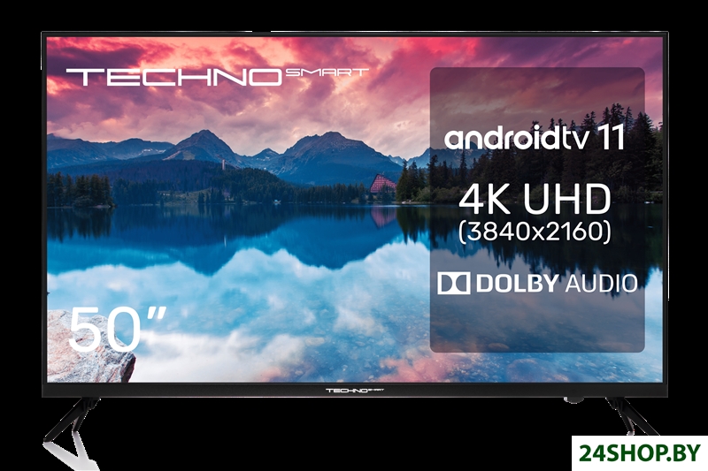 Телевизор TECHNO Smart UDG50HR680ANTS Телевизор TECHNO Smart UDG50HR680ANTS