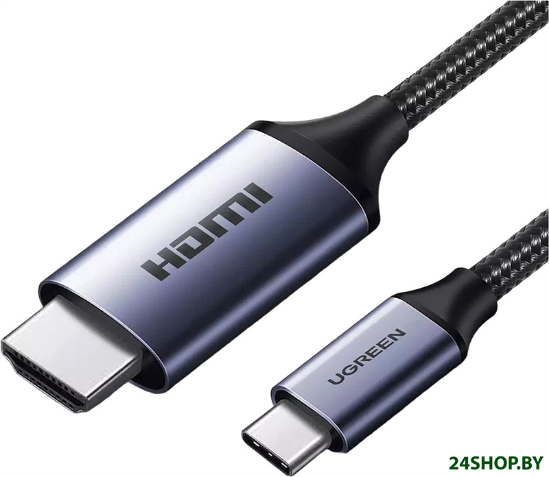 Кабель Ugreen СM565 90451 USB Type-C - HDMI (1.5 м, черный) Кабель Ugreen СM565 90451 USB Type-C - HDMI (1.5 м, черный)