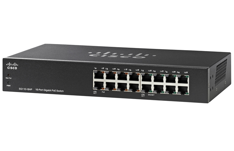 Коммутатор Cisco SG110-16HP Коммутатор Cisco SG110-16HP