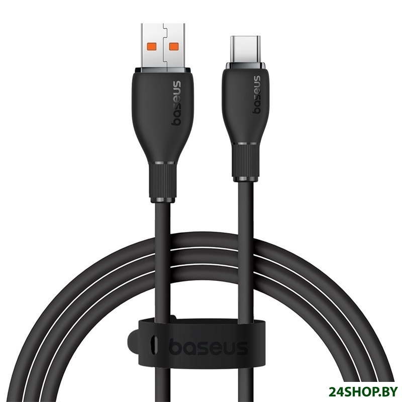 Кабель Baseus Pudding Series USB Type-A - USB Type-C (1.2 м, черный) Кабель Baseus Pudding Series USB Type-A - USB Type-C (1.2 м, черный)