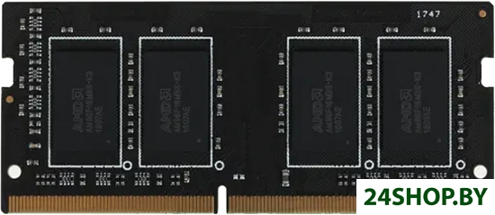 Оперативная память AMD Radeon R7 Performance Series 4ГБ DDR4 SODIMM PC4-19200 R744G2400S1S-U Оперативная память AMD Radeon R7 Performance Series 4ГБ DDR4 SODIMM PC4-19200 R744G2400S1S-U