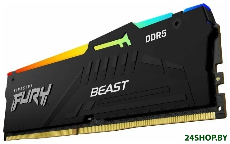 Оперативная память Kingston FURY Beast RGB 32ГБ DDR5 4800 МГц KF548C38BBA-32 Оперативная память Kingston FURY Beast RGB 32ГБ DDR5 4800 МГц KF548C38BBA-32