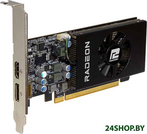 Видеокарта PowerColor Radeon RX 6400 Low Profile 4GB GDDR6 AXRX 6400 LP 4GBD6-DH Видеокарта PowerColor Radeon RX 6400 Low Profile 4GB GDDR6 AXRX 6400 LP 4GBD6-DH