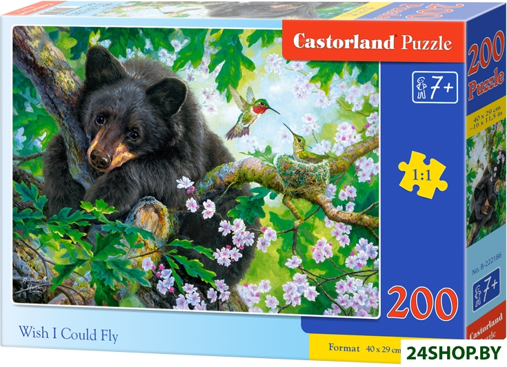 Пазл Castorland Premium Хотел бы я летать! B-222186 (200 эл) Пазл Castorland Premium Хотел бы я летать! B-222186 (200 эл)