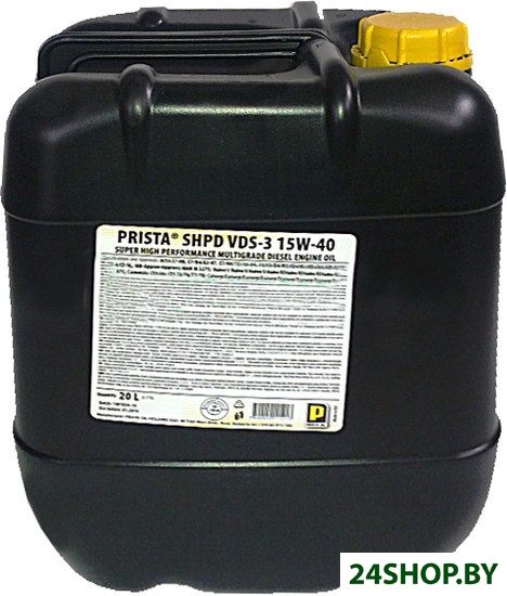 Моторное масло Prista SHPD VDS-3 10W-40 20л Моторное масло Prista SHPD VDS-3 10W-40 20л