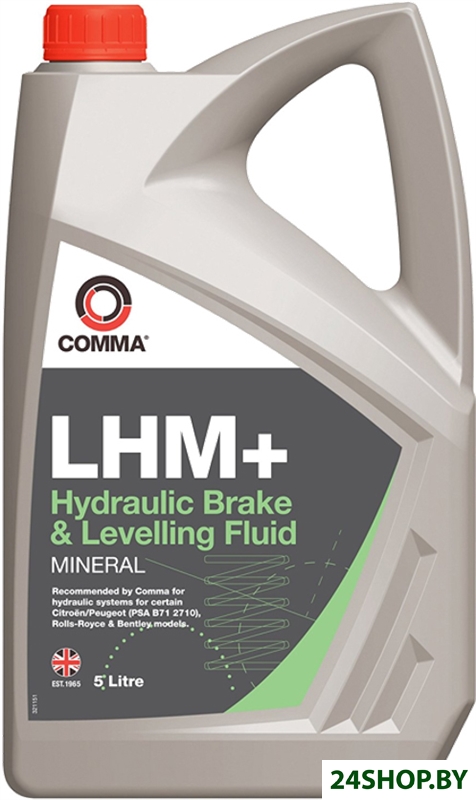 Трансмиссионное масло Comma LHM Plus 5л Трансмиссионное масло Comma LHM Plus 5л