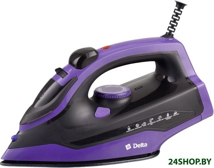 Утюг Delta DL-353 (черный/фиолетовый) Утюг Delta DL-353 (черный/фиолетовый)