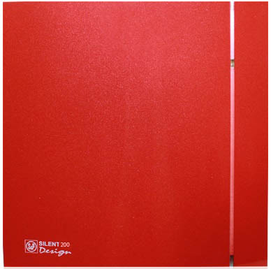 Вентилятор накладной Soler and Palau SILENT-200 CZ DESIGN-4C RED Вентилятор накладной Soler and Palau SILENT-200 CZ DESIGN-4C RED