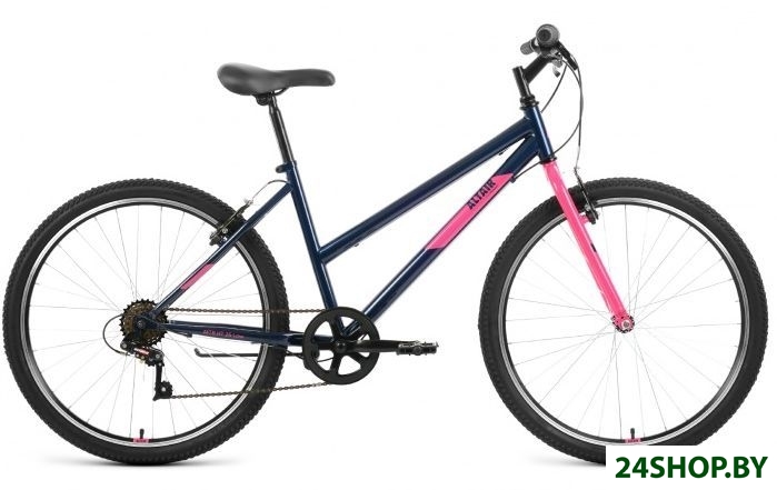 Велосипед Altair MTB HT 26 low (2022, темно-синий/розовый, рама 17) (RBK22AL26123) Велосипед Altair MTB HT 26 low (2022, темно-синий/розовый, рама 17) (RBK22AL26123)