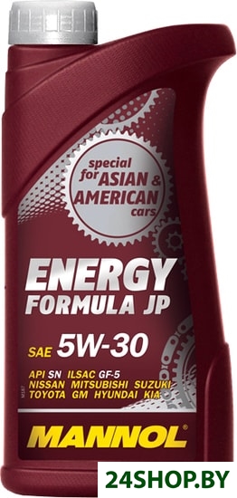 Моторное масло Mannol Energy Formula JP 5W-30 API SN 1л Моторное масло Mannol Energy Formula JP 5W-30 API SN 1л