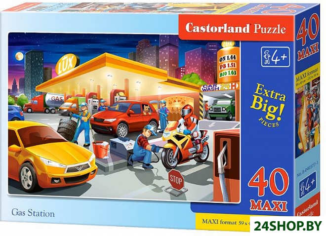 Пазл Castorland Maxi Заправка В-040377 (40 эл) Пазл Castorland Maxi Заправка В-040377 (40 эл)