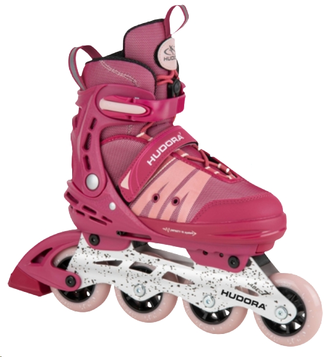 Роликовые коньки Hudora Inline Comfort (р. 35-40, темно-розовый) Роликовые коньки Hudora Inline Comfort (р. 35-40, темно-розовый)