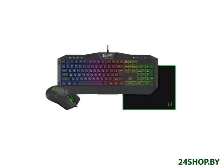 Клавиатура + мышь с ковриком Harper GSB-07 Клавиатура + мышь с ковриком Harper GSB-07
