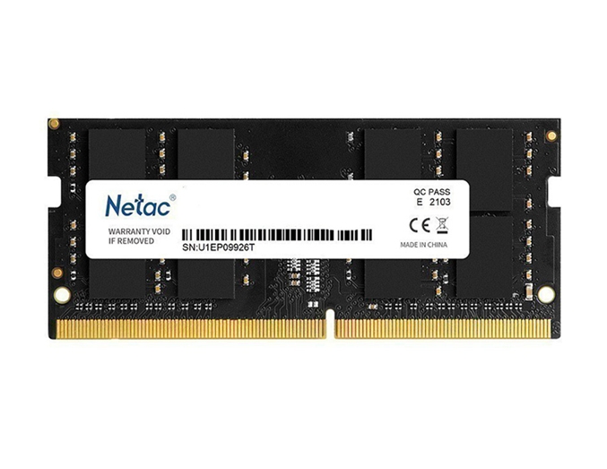 Оперативная память Netac Basic 16ГБ DDR5 4800 МГц NTBSD5N48SP-16 Оперативная память Netac Basic 16ГБ DDR5 4800 МГц NTBSD5N48SP-16