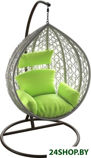 Подвесное кресло LoftyHome Noni 1147 Grey spots/Green Подвесное кресло LoftyHome Noni 1147 Grey spots/Green