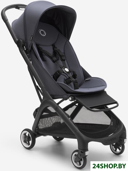 Коляска прогулочная «книга» Bugaboo Butterfly (black/stormy blue) Коляска прогулочная «книга» Bugaboo Butterfly (black/stormy blue)