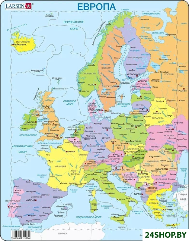 Пазл Larsen Европа A8 Пазл Larsen Европа A8