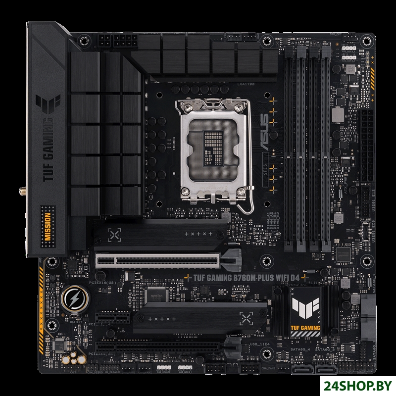 Материнская плата ASUS TUF Gaming B760M-Plus WiFi D4 Материнская плата ASUS TUF Gaming B760M-Plus WiFi D4