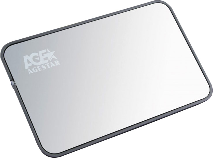 Внешний бокс для HDD AGESTAR 3UB2A8 Silver Внешний бокс для HDD AGESTAR 3UB2A8 Silver