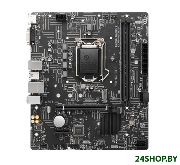 Материнская плата MSI PRO H410M-B Материнская плата MSI PRO H410M-B