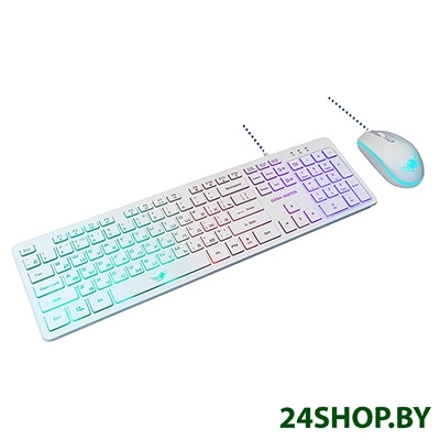 Клавиатура и мышь Dialog KMGK-1707U White Клавиатура и мышь Dialog KMGK-1707U White