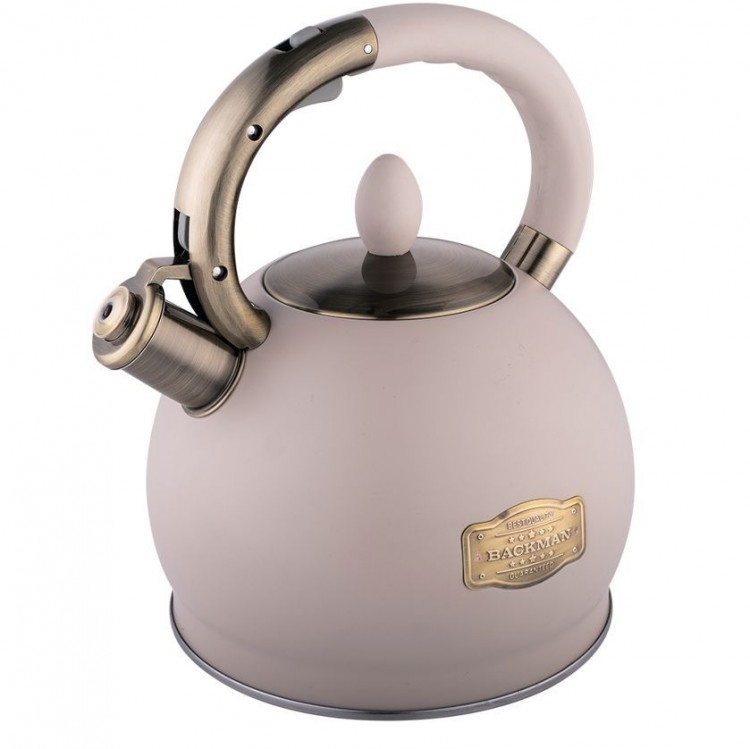 Чайник со свистком BACKMAN BM-0703 BRUNELLO Чайник со свистком BACKMAN BM-0703 BRUNELLO