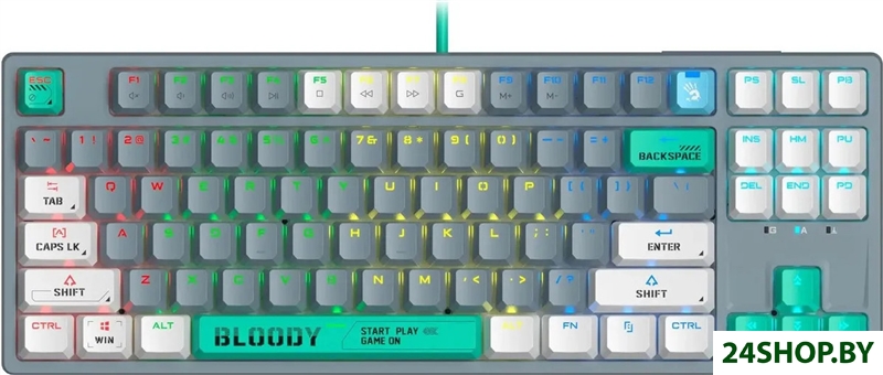 Клавиатура A4Tech Bloody S87 Energy Ash (Bloody BLMS Red Plus) Клавиатура A4Tech Bloody S87 Energy Ash (Bloody BLMS Red Plus)