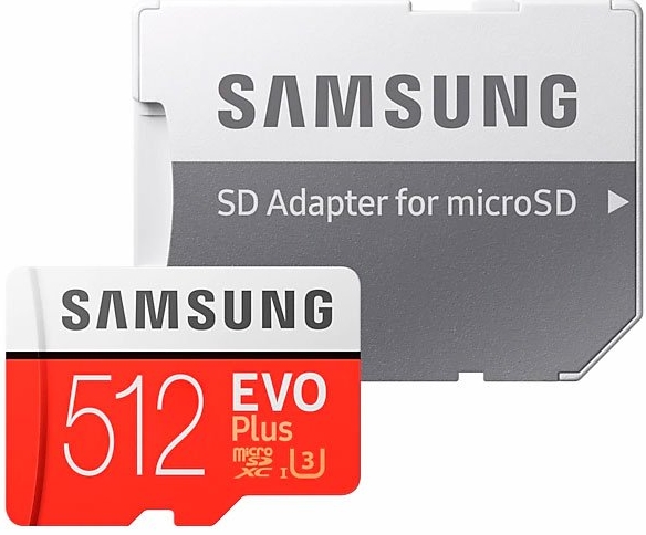 Карта памяти Samsung EVO Plus 2020 microSDXC 512GB (с адаптером) (MB-MC512HA/RU) Карта памяти Samsung EVO Plus 2020 microSDXC 512GB (с адаптером) (MB-MC512HA/RU)