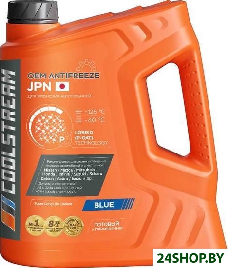 Антифриз Coolstream JPN Blue 5кг Антифриз Coolstream JPN Blue 5кг