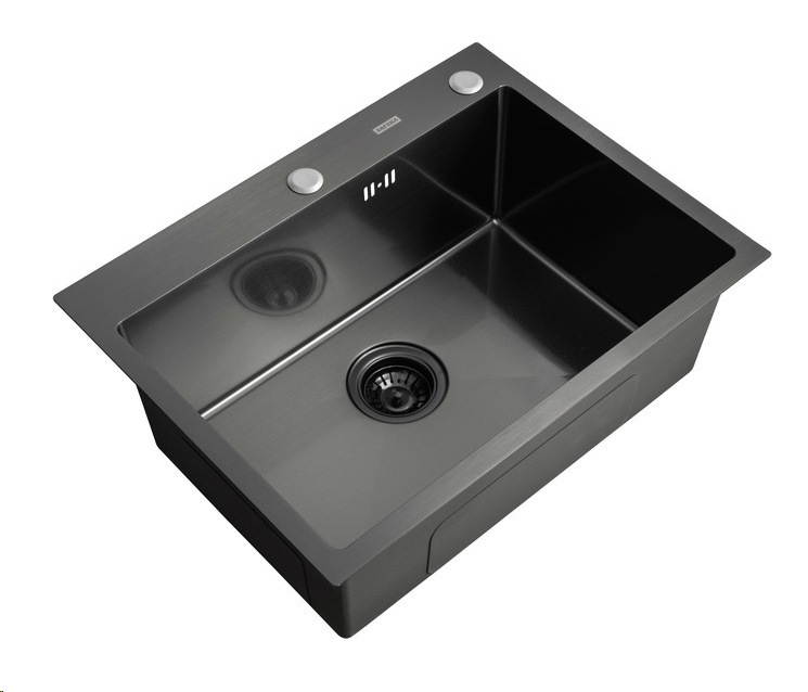 Кухонная мойка Arfeka AF 600х450 Black PVD Nano Кухонная мойка Arfeka AF 600х450 Black PVD Nano