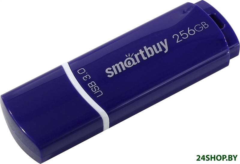 Флеш-память USB SmartBuy Crown 256GB (синий) Флеш-память USB SmartBuy Crown 256GB (синий)