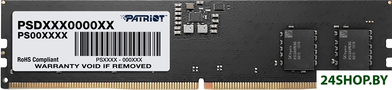 Оперативная память Patriot Signature Line 32ГБ DDR5 4800 МГц PSD532G48002 Оперативная память Patriot Signature Line 32ГБ DDR5 4800 МГц PSD532G48002