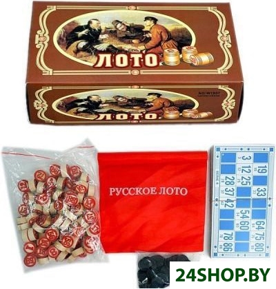 Настольная игра Ausini Лото W1907 Настольная игра Ausini Лото W1907