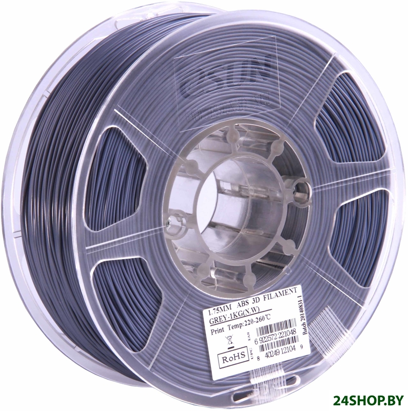eSUN ABS 1.75 мм 1000 г (серый) eSUN ABS 1.75 мм 1000 г (серый)