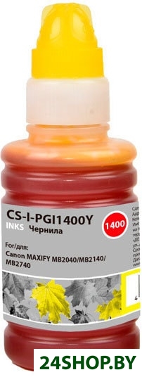 Чернила CACTUS CS-I-PGI1400Y Чернила CACTUS CS-I-PGI1400Y