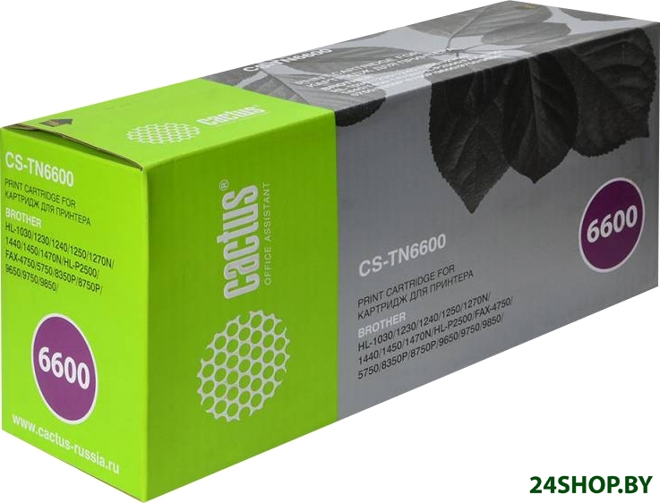 Картридж CACTUS CS-TN6600 (аналог Brother TN-6600) Картридж CACTUS CS-TN6600 (аналог Brother TN-6600)
