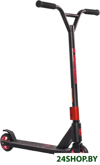 Самокат Black Aqua Stunt Scooter-6 (черный, красный) Самокат Black Aqua Stunt Scooter-6 (черный, красный)