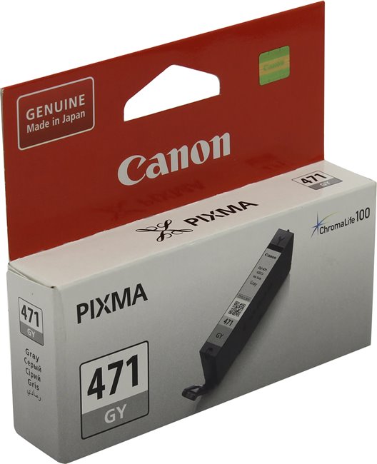 Картридж струйный Canon CLI-471GY (0404C001) Картридж струйный Canon CLI-471GY (0404C001)