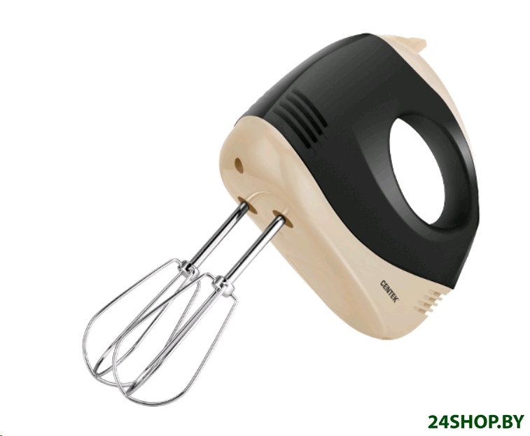 Миксер CENTEK CT-1127 (черный/бежевый) Миксер CENTEK CT-1127 (черный/бежевый)