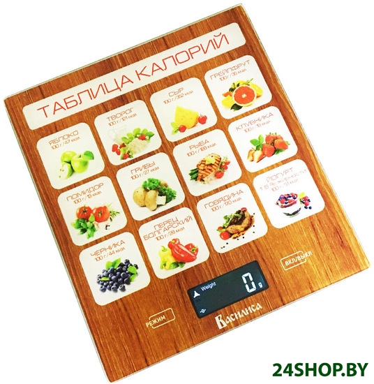 Весы кухонные Василиса ВА-003 (Таблица калорий) Весы кухонные Василиса ВА-003 (Таблица калорий)