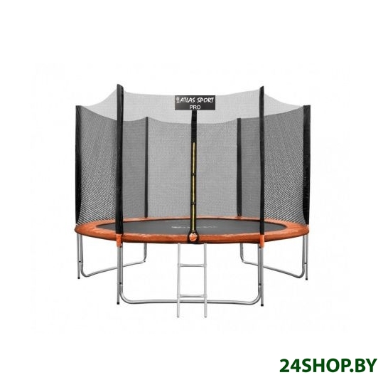 Батут ATLAS SPORT 252 см (8ft) PRO ORANGE (с внешней сеткой и лестницей) Батут ATLAS SPORT 252 см (8ft) PRO ORANGE (с внешней сеткой и лестницей)