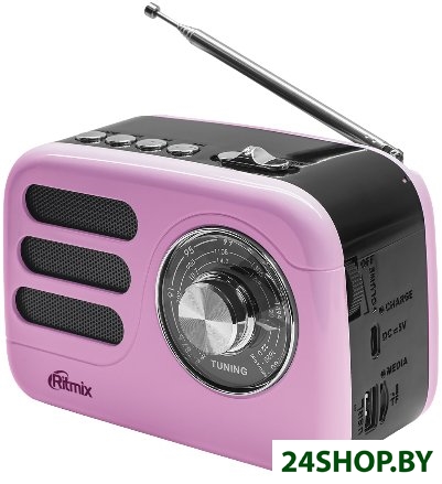 Радиоприемник Ritmix RPR-033 (розовый) Радиоприемник Ritmix RPR-033 (розовый)