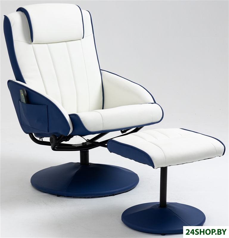 Массажное кресло Angioletto Barone Blu Bianco Массажное кресло Angioletto Barone Blu Bianco
