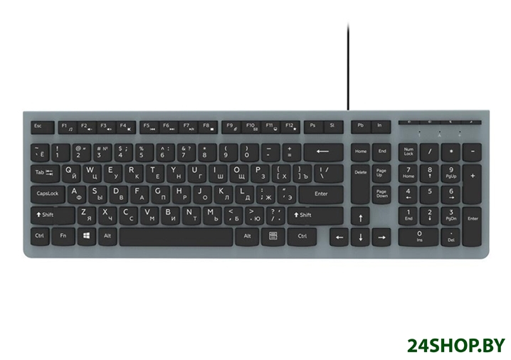 Клавиатура Ritmix RKB-400 (серый) Клавиатура Ritmix RKB-400 (серый)