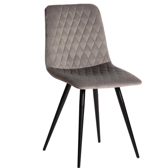 Стул TetChair CHILLY X mod. 7096 (серый barkhat 26/черный) Стул TetChair CHILLY X mod. 7096 (серый barkhat 26/черный)