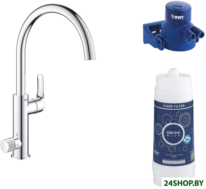 Смеситель Grohe Blue Pure Eurosmart 31722000 + 64508001 + 40404001/119708 Смеситель Grohe Blue Pure Eurosmart 31722000 + 64508001 + 40404001/119708