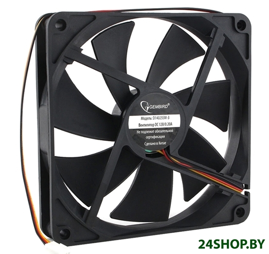 Кулер для корпуса Gembird D14025SM-3 Кулер для корпуса Gembird D14025SM-3
