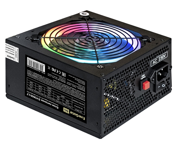 Блок питания ExeGate EVO600-LT EX289070RUS-S Блок питания ExeGate EVO600-LT EX289070RUS-S