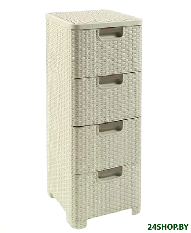 Комод Curver Style 209907 (14л, кремовый) Комод Curver Style 209907 (14л, кремовый)